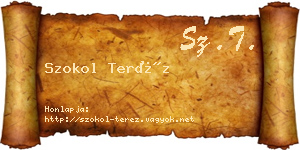 Szokol Teréz névjegykártya